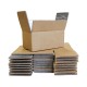 Boite carton isotherme 48h avec film mousse et aluminium 23 x 12 x 9,5 cm