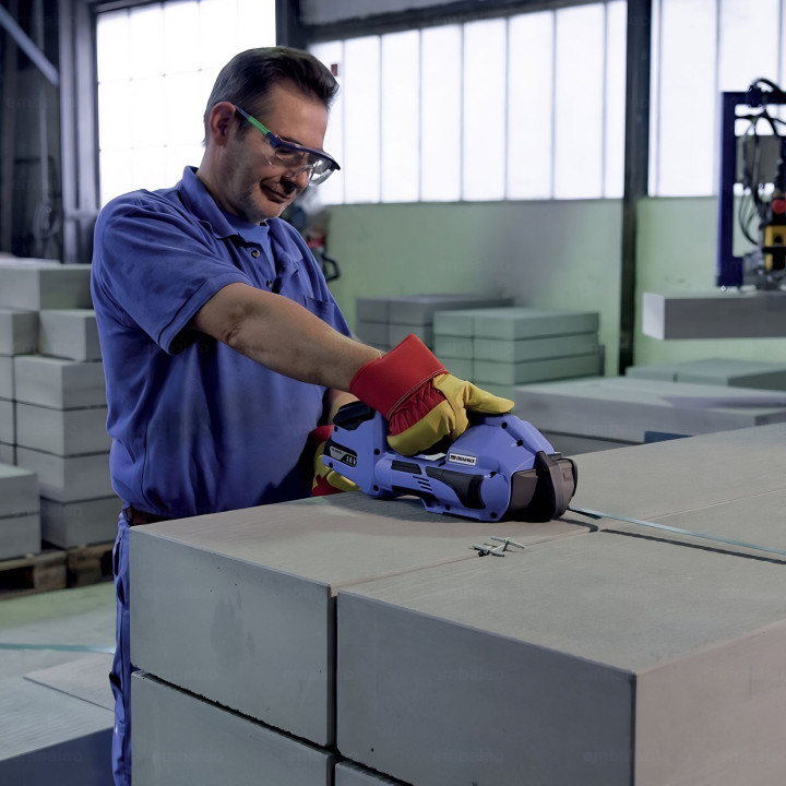Cercleuse électrique PZ-913 – Soudure par thermo-friction, compacte et performante