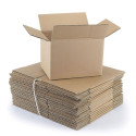 Carton simple cannelure 20 x 14 x 14 cm