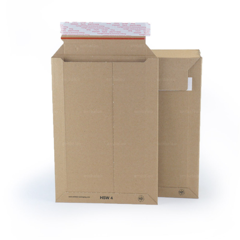 Enveloppe carton Poste adhésive - 245x345 mm - Toutembal