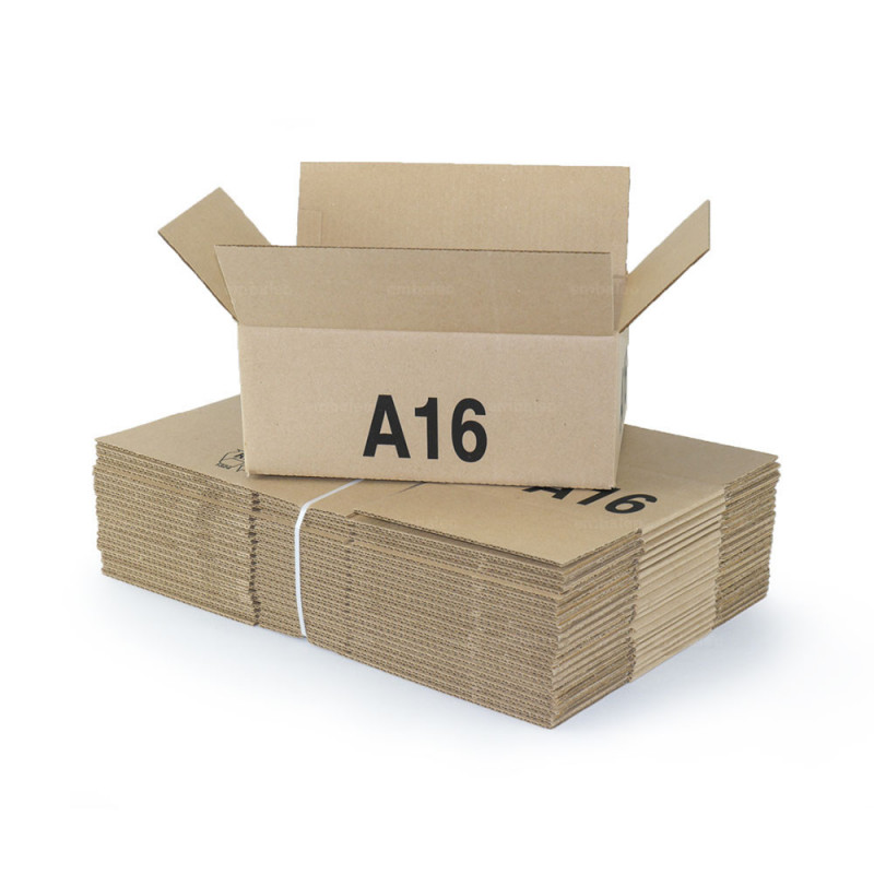 PE569 Boîte en carton, 12 x 6 x 4, ondulations C