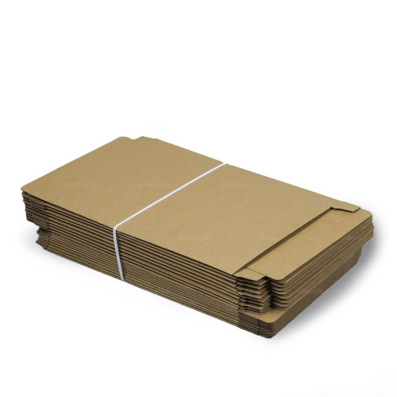 Boîte Pochette Carton M - hauteur 3cm - format 215x335 mm