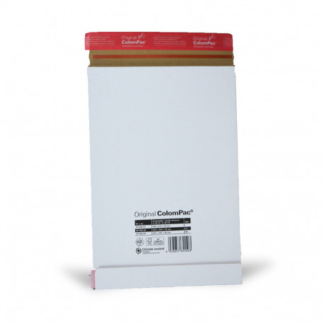 Paquet De 50 Boîte En Carton Parfaite Pour Les Petites Expéditions Blanc RUSPEPA Enveloppes En Carton Ondulé Recyclé 15,3 X 10,2 X 2,5 cm 