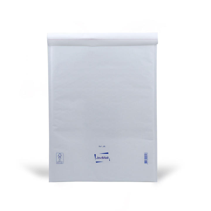 Enveloppe bulle Mail Lite JoviMail® blanche taille E/2 - 220x260