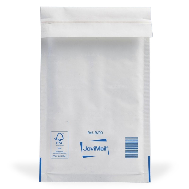 Enveloppe bulle Mail Lite JoviMail® blanche taille K/7 - 350x470