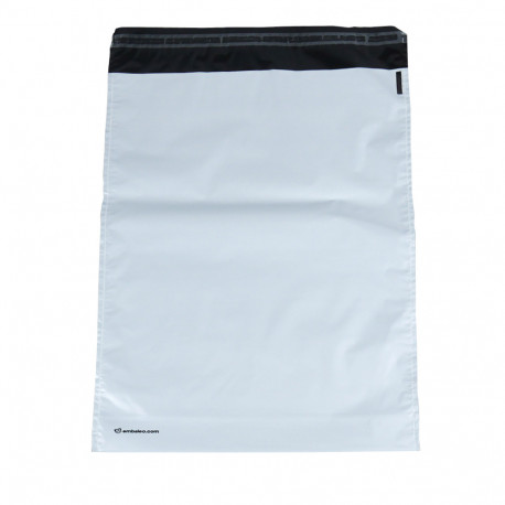 Pochettes plastiques opaques à soufflet Embaleo n°2 36,5 x 46 cm 60µ