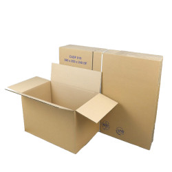 Carton simple cannelure 38 x 25 x 24 cm