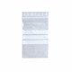 Sachets Zip transparents à bandes blanches 16 x 22 cm