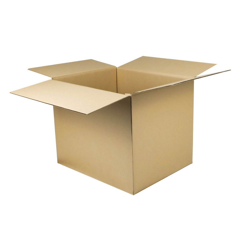 Caisse carton simple cannelure