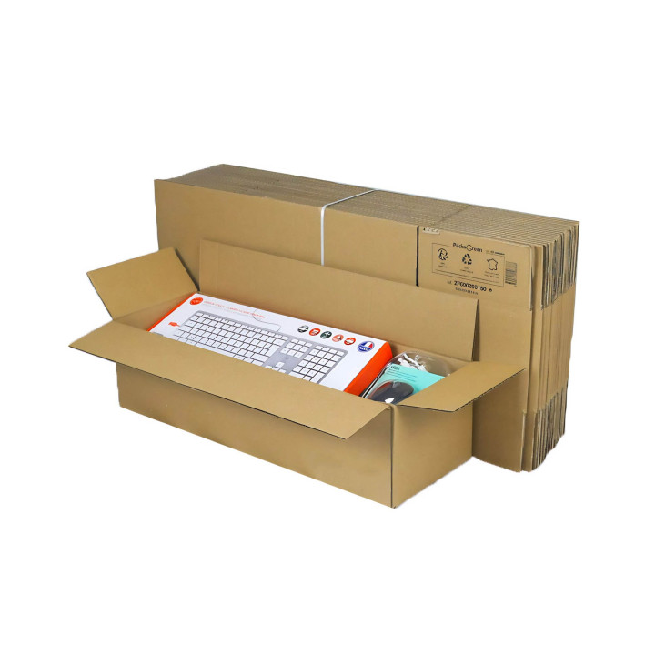 Carton simple cannelure 60 x 30 x 15 cm envoi postal & stockage - KK