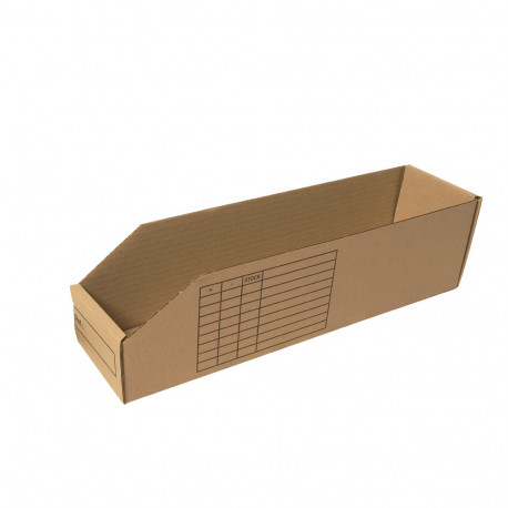 Bac de stockage carton à bec 40 x 15 x 11 cm - 5,88L