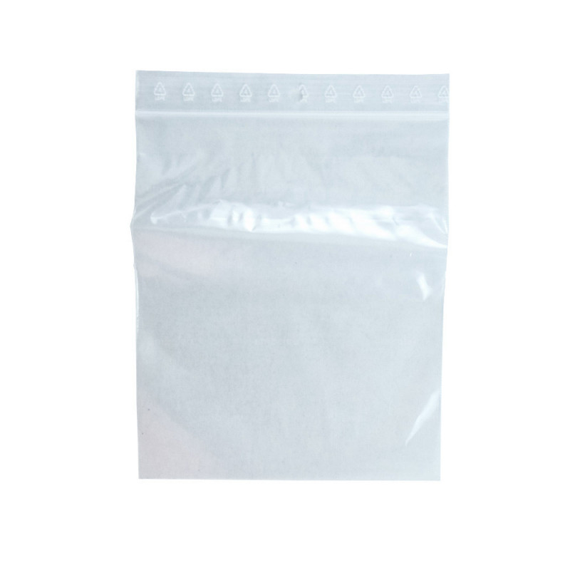 SNOPAKE Sachet de 5 Pochettes Zippa Bag S 140 microns A5 L25,5 x H19 cm  transparente avec Zip assortis