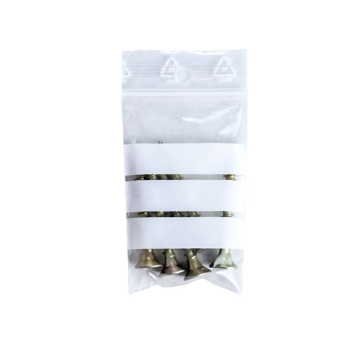 Sachet plastique zip transparent, Bam Emballages