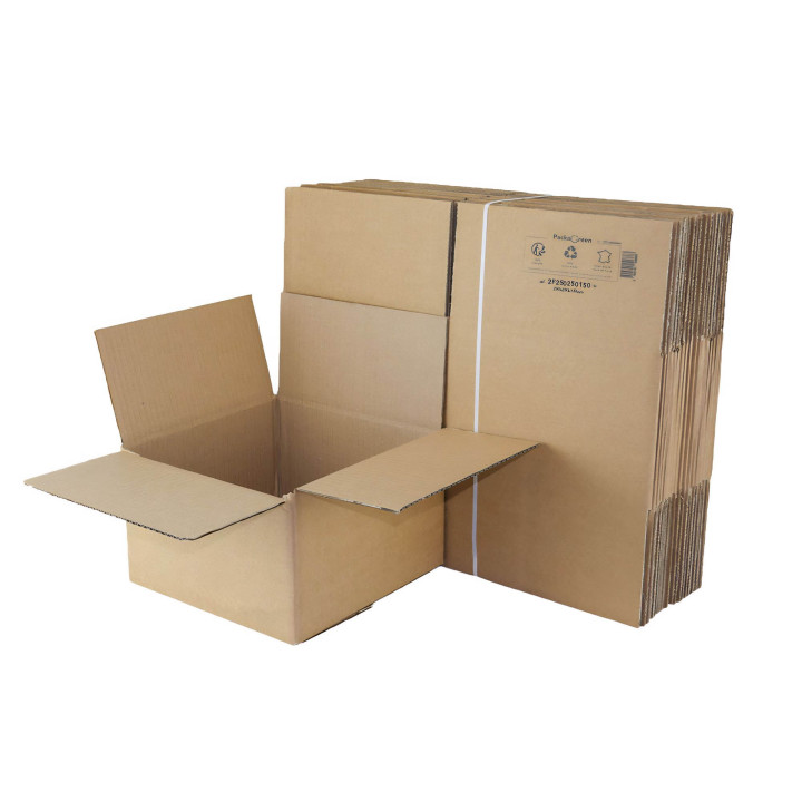 Carton standard simple cannelure 25x25x15 cm