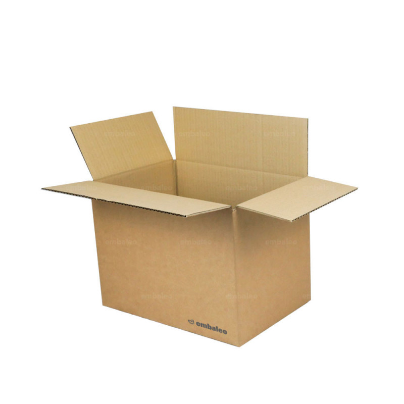 Carton déménagement - 35 cm x 27,5 cm x 33 cm - simple cannelure