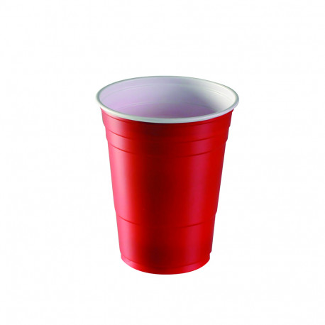 Gobelet rouge "Party Cup" en plastique 473 ml