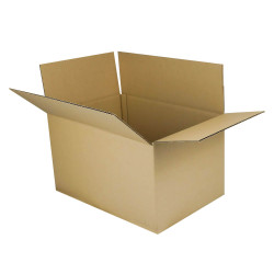 Caisse carton d'expédition en simple cannelure 40 x 30 x 19 cm