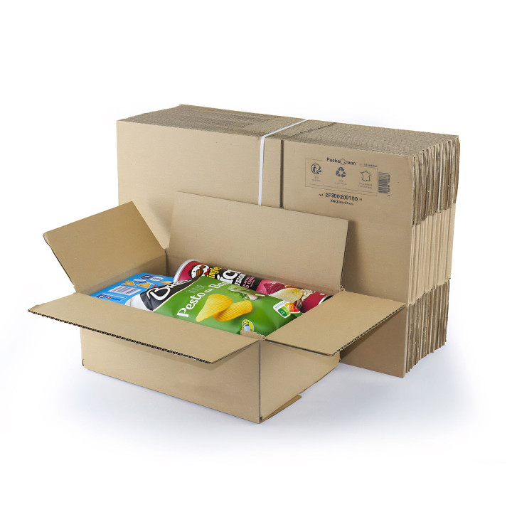 Boîtes Carton Pour Bag-In-Box - 5 Tailles : 1.5L, 3L, 5L, 10L, 20L - Fond Automatique, Poignées