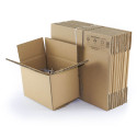 Carton double cannelure 20 x 14 x 14 cm