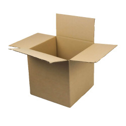 Carré - Boite carton kraft 20cm - La Paqueterie