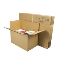 50 Cartons Double Cannelure Kraft 30x30x30 Cm - Neufs - Pour Expédition Ou Stockage