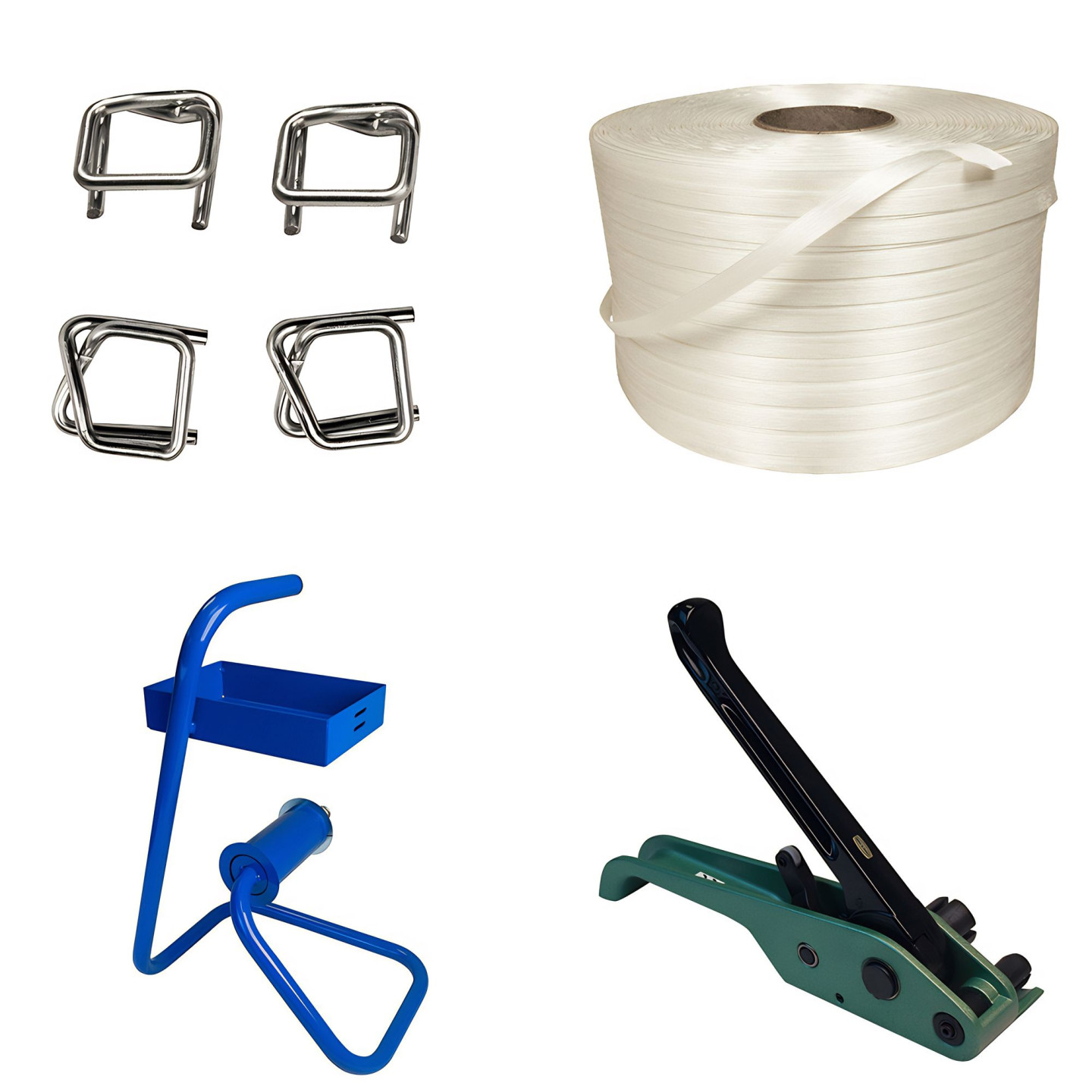 Tendeur De Sangle Manuel PP/PET 12-19mm - Kit Cerclage Avec Outil De Tension Et Coupe