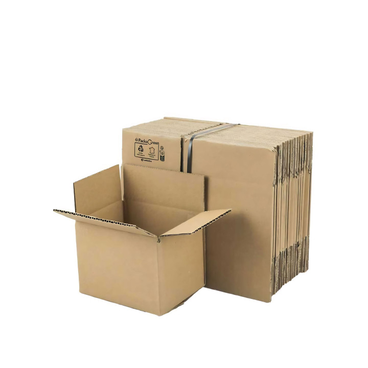 Boîte pour petit colis E-Commerce - 20 cartons - blanc