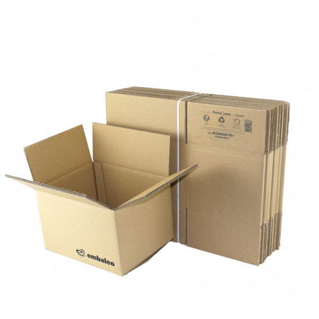 Carton d'emballage, vente de carton d'emballage 25x25x15.3 cm
