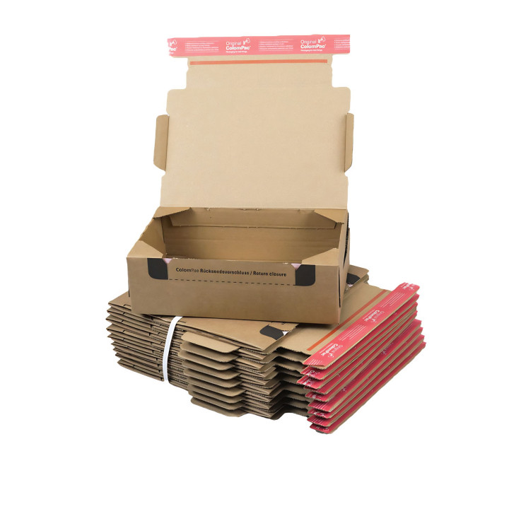 LOT DE 50 BOITES POSTALES CARTON EMBALLAGE BOITE EXPÉDITION 9 FORMATS