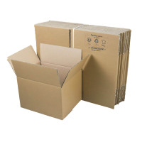 25 Cartons Cubiques 30x30x30 Cm - Simple Cannelure, KK 40, Pour Emballage Et Stockage