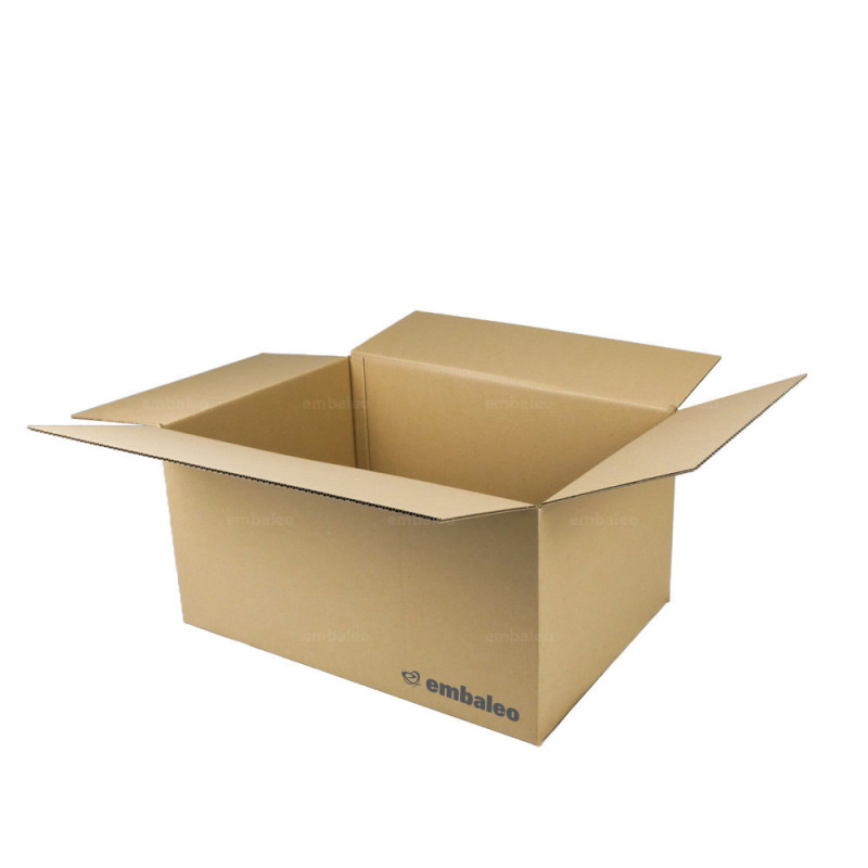 Carton simple cannelure 60 x 30 x 15 cm envoi postal & stockage - KK