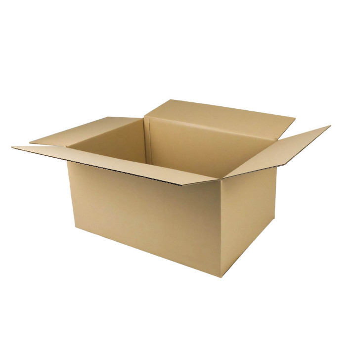 Carton simple cannelure 60 x 30 x 15 cm envoi postal & stockage - KK