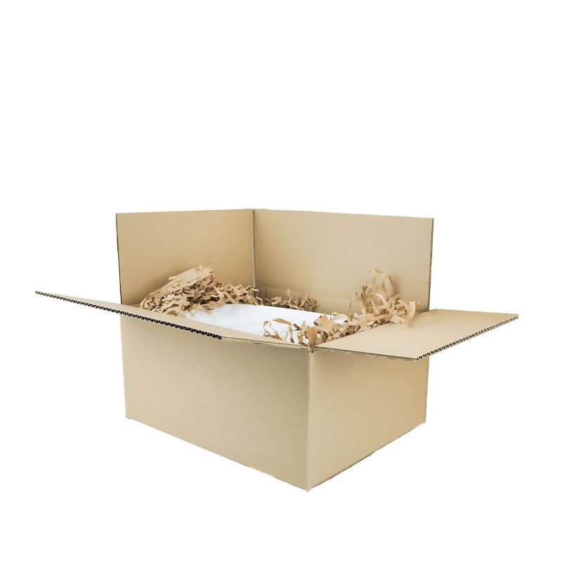 Lot De 20 Cartons De Déménagement - Dimensions 60x40x30 Cm - Simple Cannelure - Idéal Pour Vêtements, Adhésif Offerte
