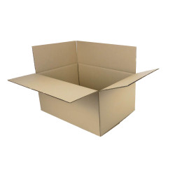 Demi-caisse carton américaine simple cannelure palettisable norme