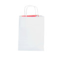 Sac kraft blanc 18 x 8 x 24 cm