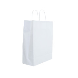 Sac kraft blanc 32 x 12 x 41 cm