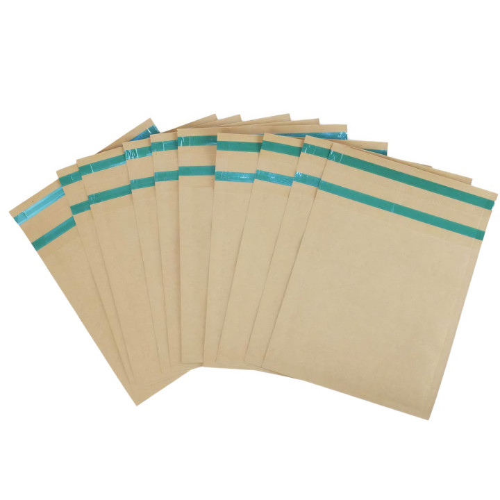 Lot de 25 enveloppes plastique d'expédition postale aller-retour