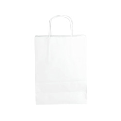 Sac kraft blanc 24 x 12 x 31 cm