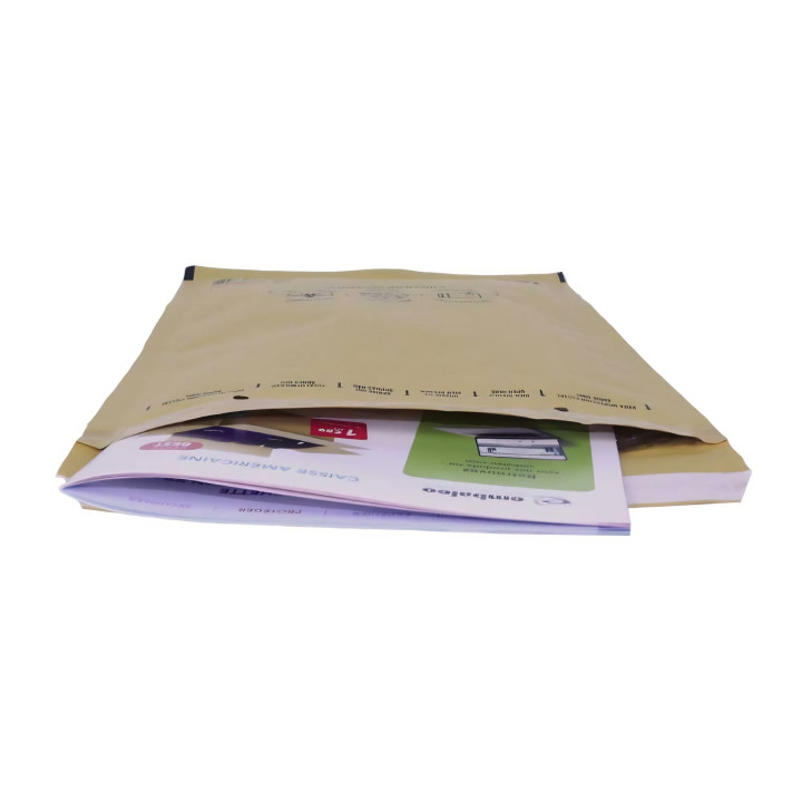 Enveloppe bulle brune recyclable F 22 x 34 cm