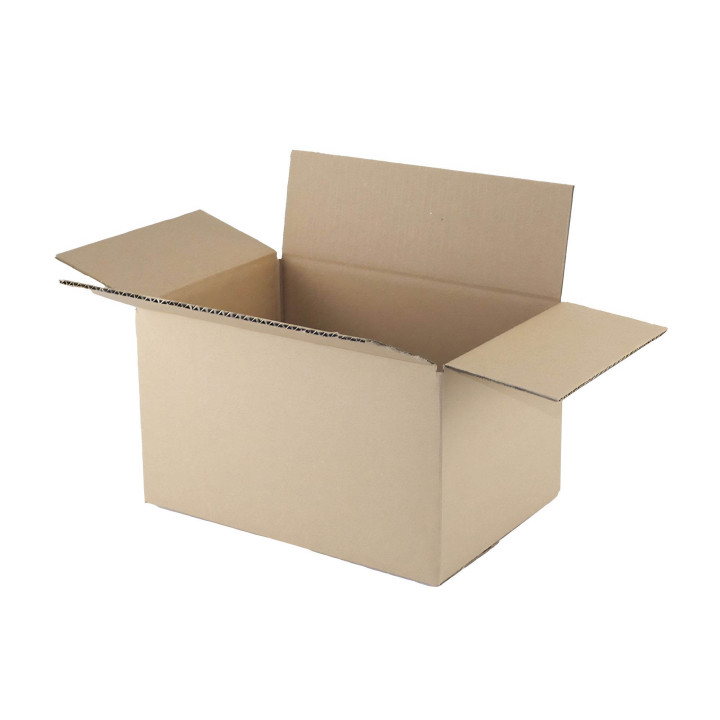 100 x Carton pliant 250 x 175 x 100 mm (cannelure simple, carton  d'expédition marron) - Sets entre 25 et 2800 unités[1024] - Cdiscount  Bricolage