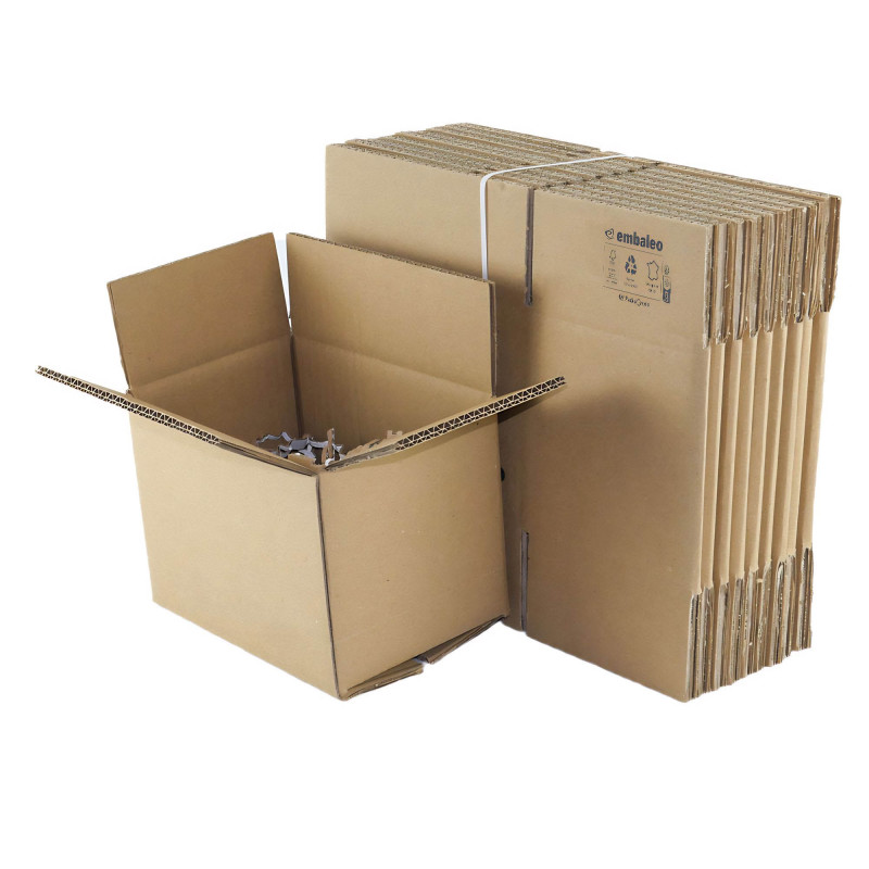 Carton Double Cannelure – Gros Volume 100x70x50 Cm – Lot De 10, Neuf, Idéal Déménagement