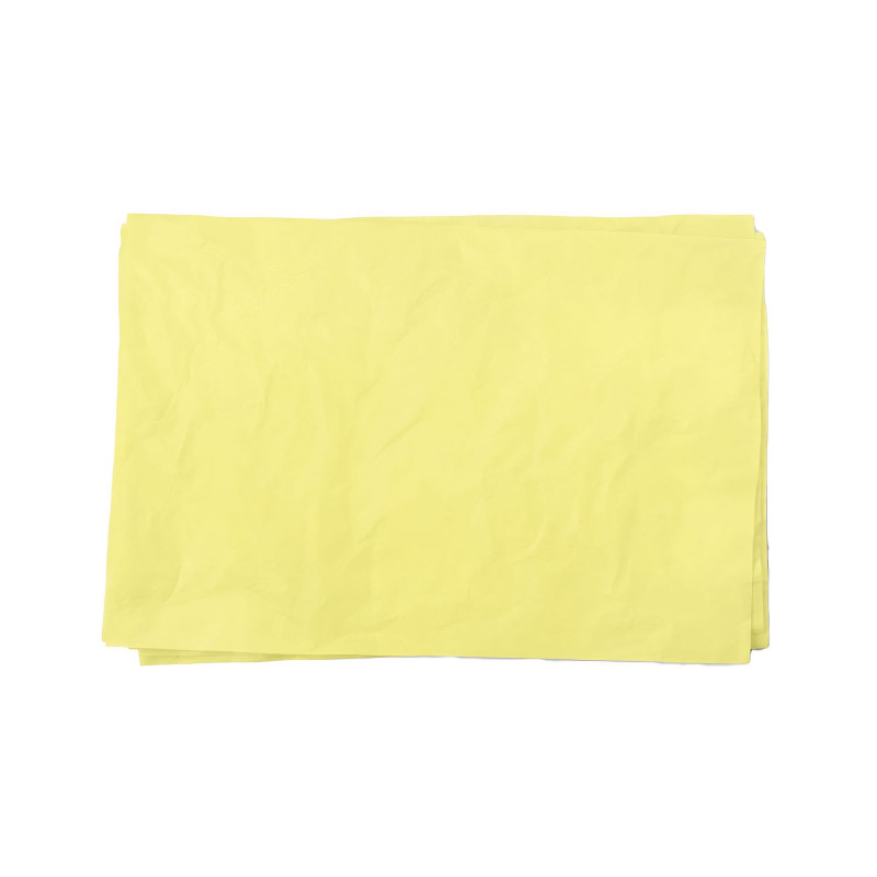 Papier de soie jaune