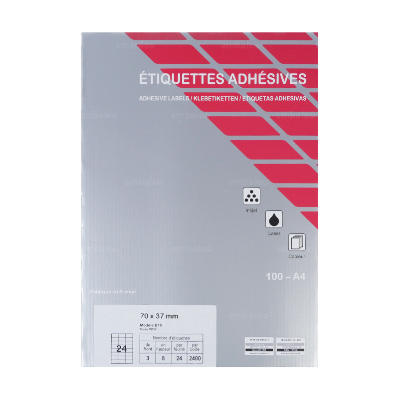Rouleaux D'etiquettes Autocollantes Serie Connect Plus