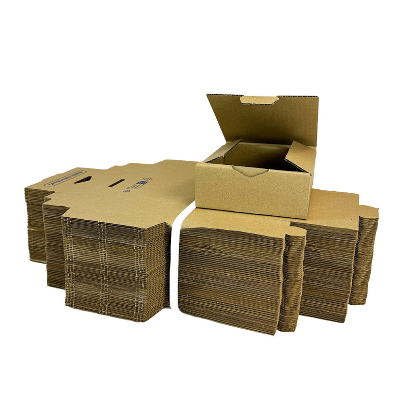 Lot De 25 Boîtes Postales En Carton - Dimensions 15 X 15 X 6 Cm (150x150x60 Mm) | Boîtes De Rangement Emballage