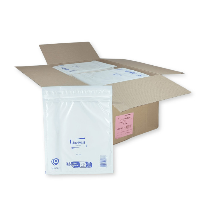 Enveloppe bulle matelassée imperméable "G" 50% recyclée