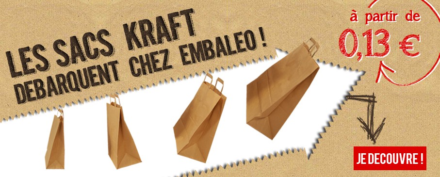 Les sacs kraft arrivent chez Embaleo