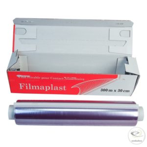 FILM ETIRABLE TRANSPARENT alimentaire 300 mètres largeur 30 cm