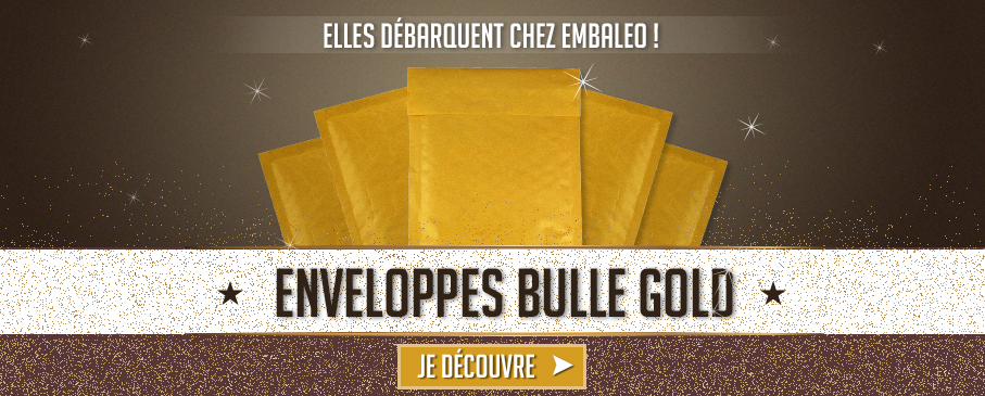 ENVELOPPES BULLES GOLD