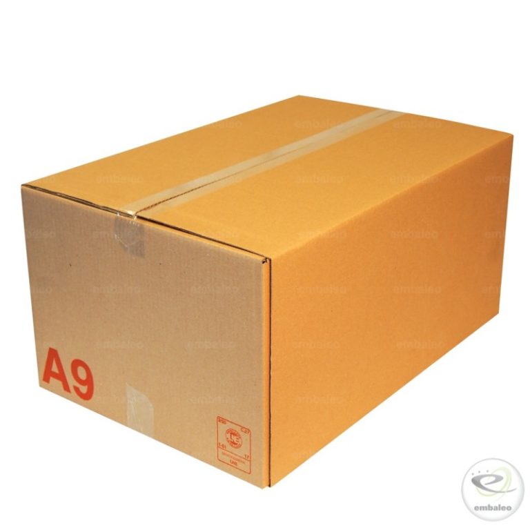 Caisse carton GALIA A9 double cannelure