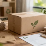 Boîte carton écoresponsable pour emballage et expédition